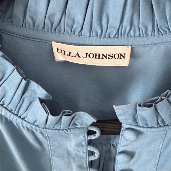 Ulla Johnson Dress Size 8 A-Line Ruffle Cotton - Picture 2 of 9